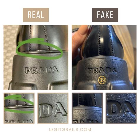 real prada monolith loafers